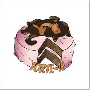 Torte-Ie (Tortie Pun) Posters and Art